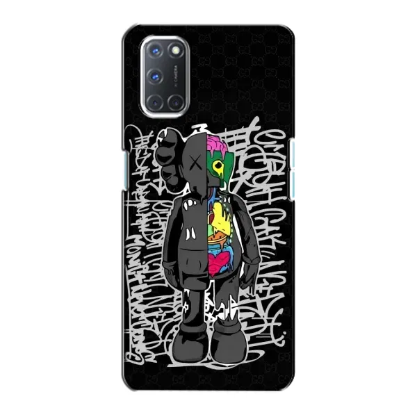 Чохол з принтом «Стиль Bearbrick» для OPPO A72