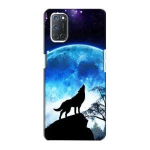 Захисні чохли для OPPO A72 (AlphaPrint) (ХІТ продаж) ВОВК (Вовк на місяць)