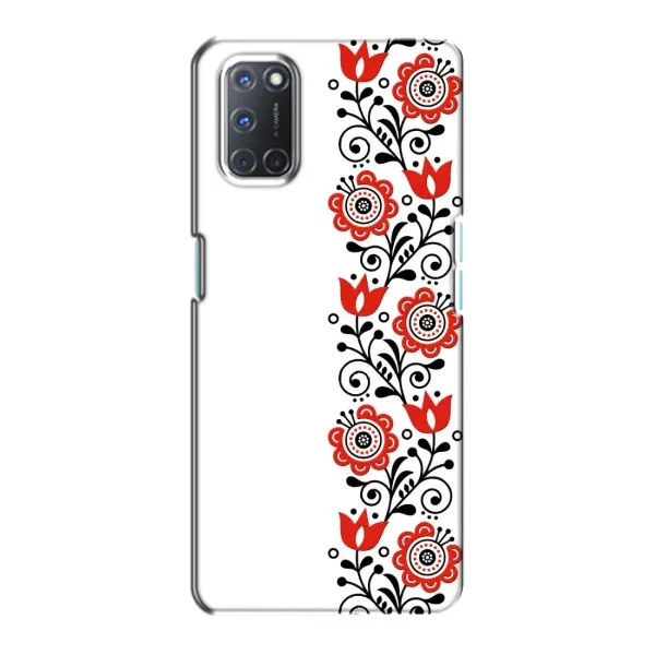 Чехол с принтом «Яркая вишиванка» для OPPO A72