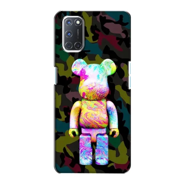 Чохол з принтом «Яскравий Bearbrick» для OPPO A72