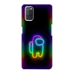 Чохли Амонг Ас для Oppo A72 (AlphaPrint) (Яскравий скін)