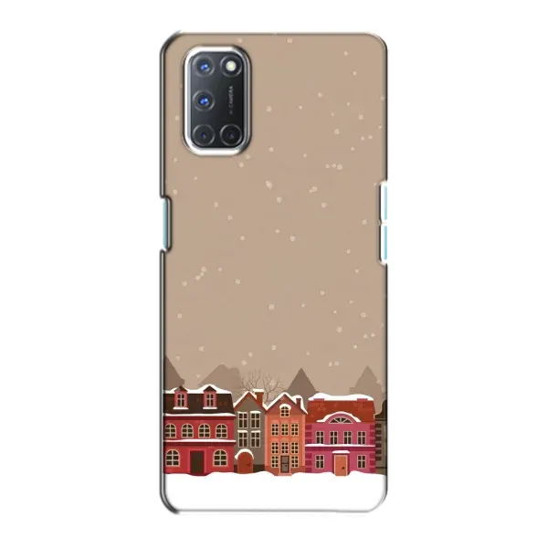 Чехол с принтом «Зимний город» для OPPO A72