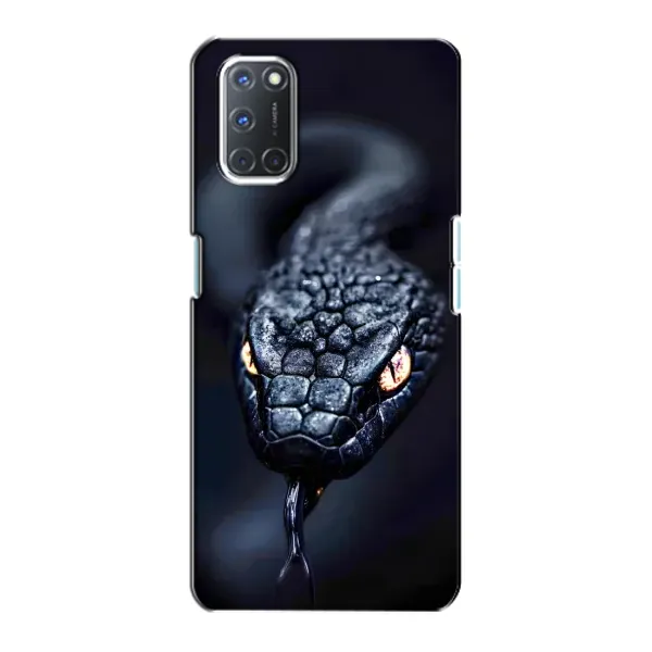 Чехол с принтом «Черная змея» для OPPO A72