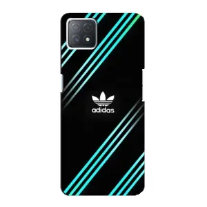 Чохли Адидас для Oppo a73 (5G) (AlphaPrint) (Адідас з полосами)