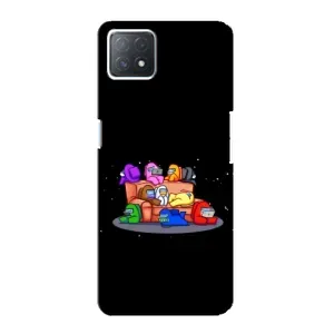 Чохли Амонг Ас для Oppo a73 (5G) (AlphaPrint) (Амонг-ас)