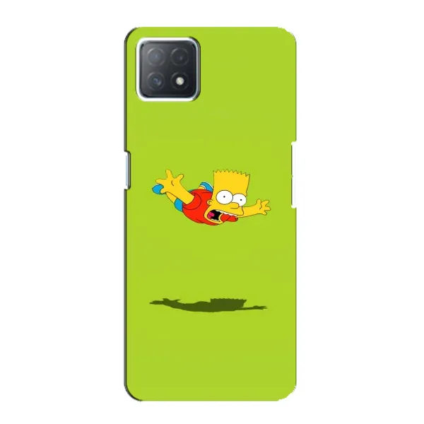 Чохол з принтом «Барт Сімпсон» для OPPO A73 (5G)