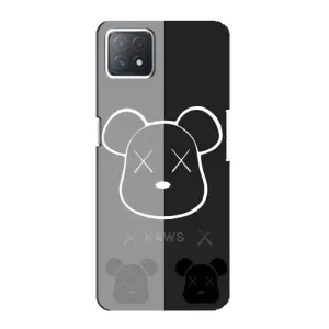 Чехлы для Oppo a73 (5G) - Bearbrick Louis Vuitton (PREMIUMPrint) (БеарБрик глаза)