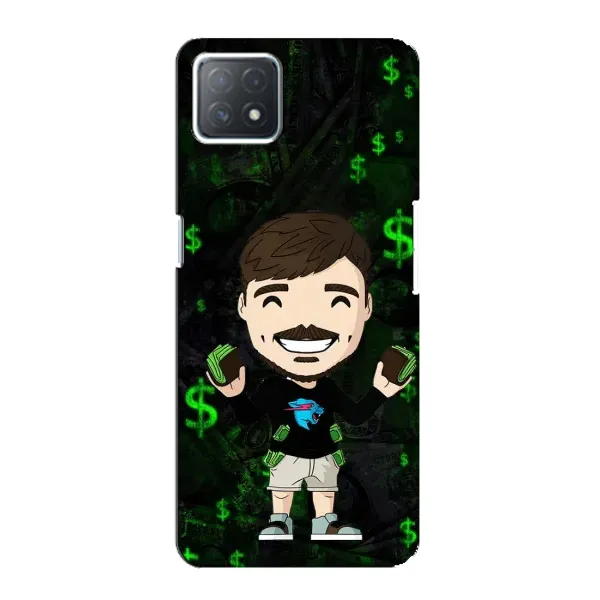 Чехол с принтом «Блогер Beast» для OPPO A73 (5G)