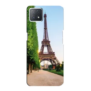 Чохол Ейфелева Вежа Oppo a73 (5G) - (AlphaPrint) (Дорога до Парижу)
