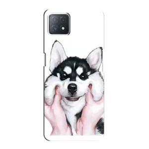 Чохли з собаками для Oppo a73 (5G) (VPrint) (Радісний Хаскі)