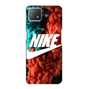 Чохол для Oppo a73 (5G) - з принтом Найк (AlphaPrint) (Димчастий найк)
