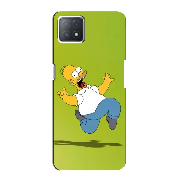 Чохол з принтом «Гомер Сімпсон» для OPPO A73 (5G)