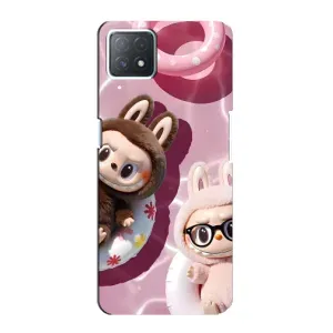 Чехол с Лабубу на Oppo a73 (5G) (Игрушка Лабубу)