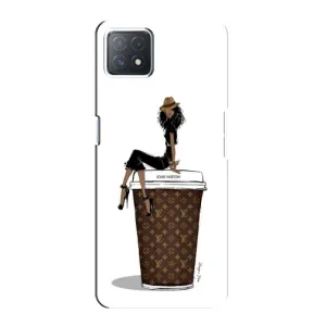 Чохли Луі Вітон для Oppo a73 (5G) (AlphaPrint - LOUIS VUITTON) (кава LOUIS VUITTON)