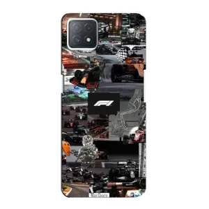 Чехол Формула1 на Oppo a73 (5G) (Гоночный коллаж Ф1)
