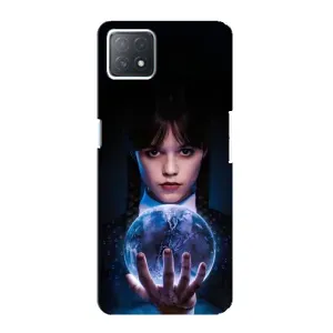 Чехол с дизайном Венздей 2 на Oppo a73 (5G) (Магическая сфера Уэнздей)