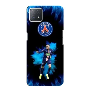 Чехлы Килиан Мбаппе для Oppo a73 (5G) (Мбаппе в огне)