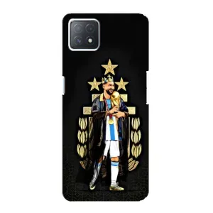 Чохли для Oppo a73 (5G) (Leo чемпіон) (AlphaPrint) (Мессі Король)