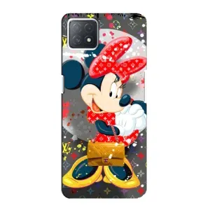 Чехол Disney Mouse Oppo a73 (5G) (PREMIUMPrint) (Minni с бантиком)
