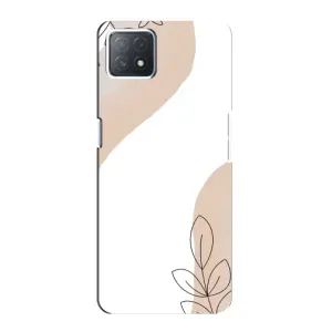 Чохол з принтом «Нюдова гілочка абстракція» для OPPO A73 (5G)