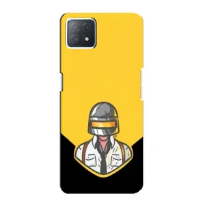 Чеjхол PUBG для Оппо А73 5Джі (AlphaPrint) (Пабг в шоломі)