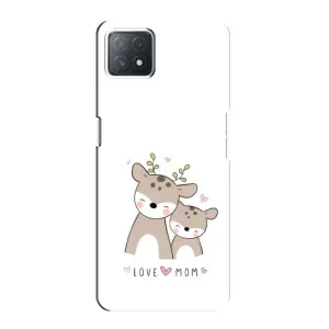 Чехлы для мамы на Oppo a73 (5G) (Оленята мама и малыш)