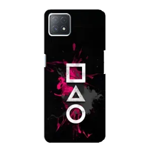 Чехол с принтом «Символы Игра кальмара» для OPPO A73 (5G)