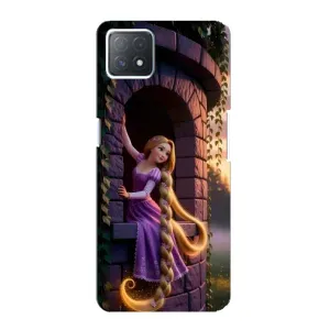 Чехол Рапунцель для Oppo a73 (5G) (Рапунцель на башне)