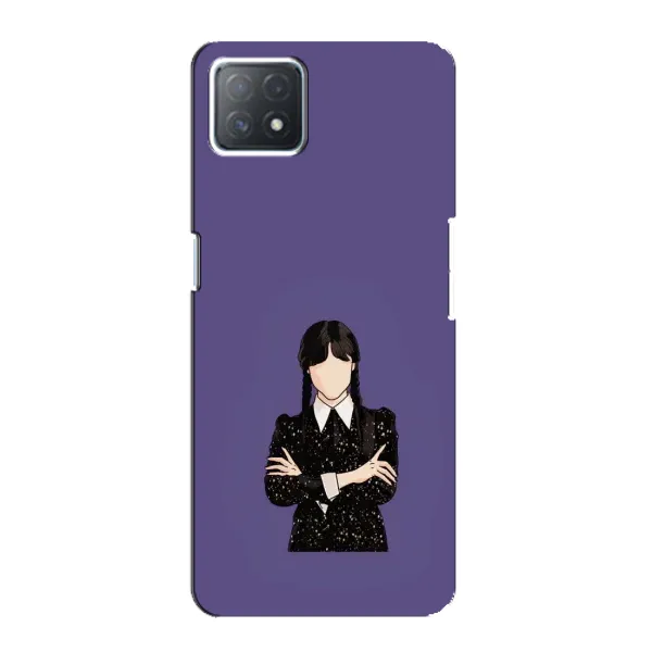 Чохол з принтом «Венздей у чорному» для OPPO A73 (5G)