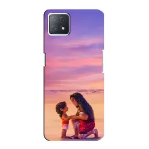 Чехол с мультфильмом Моана Oppo a73 (5G) (Маленькая Ваяна)