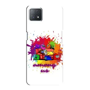 Чохли Амонг Ас для Oppo a73 (5G) (AlphaPrint) (Яскравий АмонгАс)