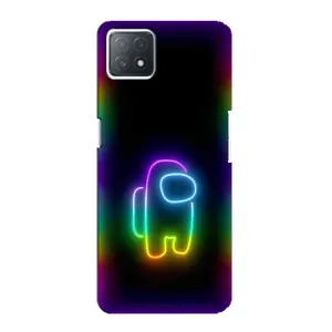 Чохли Амонг Ас для Oppo a73 (5G) (AlphaPrint) (Яскравий скін)