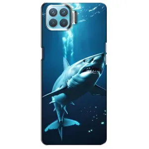 Чохол з картинкою 'Хижаки' для Oppo A73 (Акула під водою)