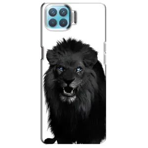 Чохли з картинкою животних Oppo A73 (Чорний ЛЕВ)