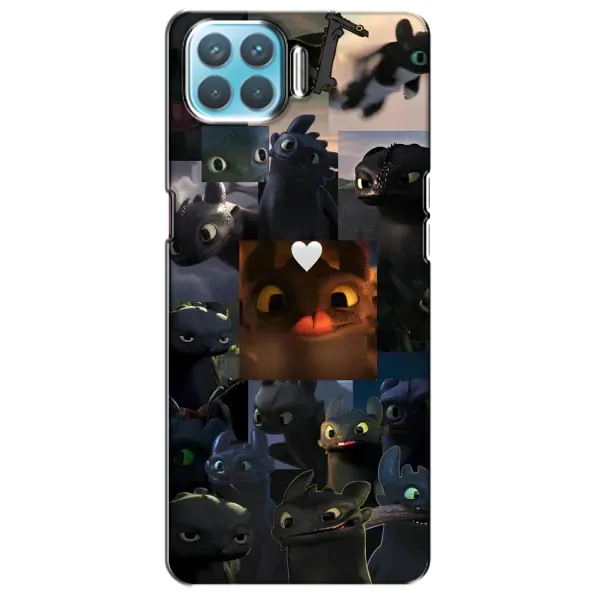 Чохол з принтом «Дракон колаж» для OPPO A73