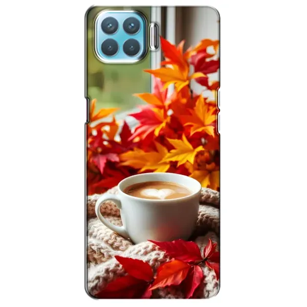 Чехол с принтом «Кофе и листья» для OPPO A73 Чехол с принтом «Кофе и листья» для OPPO A73
