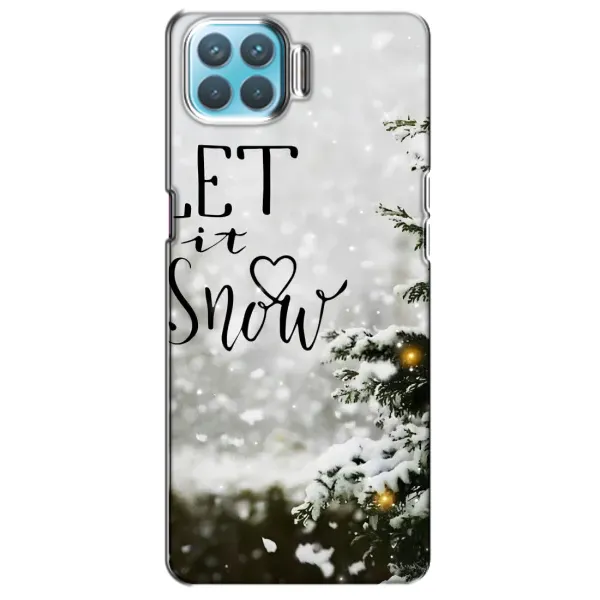 Чехол с принтом «Let it snow» для OPPO A73