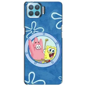 Чохол Губка Боб для OPPO Á73 (В ілюмінаторі)