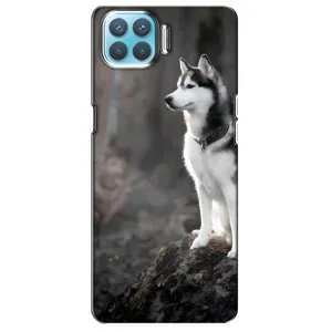 Чохол з Хаскі Oppo A73 - (AlphaPrint) (Вірний собака)