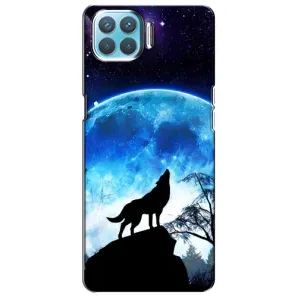 Захисні чохли для OPPO Á73 (AlphaPrint) (ХІТ продаж) ВОВК (Вовк на місяць)