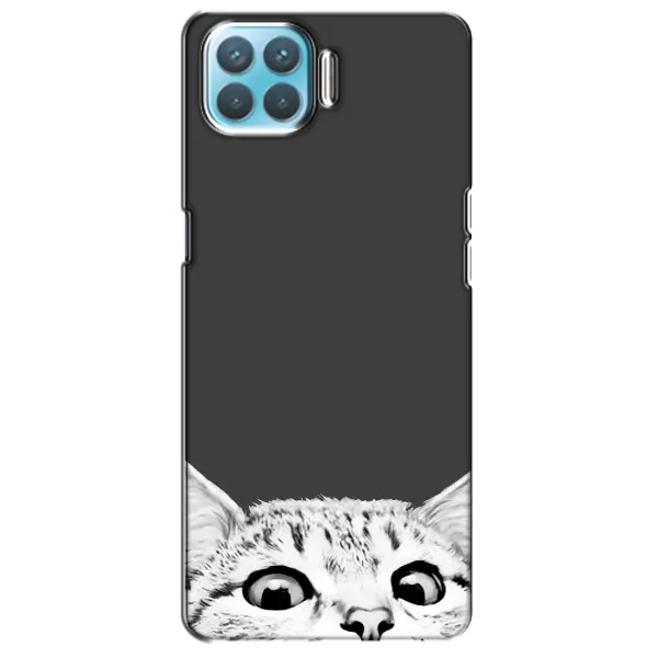 Чохол з принтом «Виглядає котик» для OPPO A73 Чохол з принтом «Виглядає котик» для OPPO A73