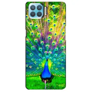 Чохол з пташками на Oppo A73 (VPrint) (Яскравий Павлин)