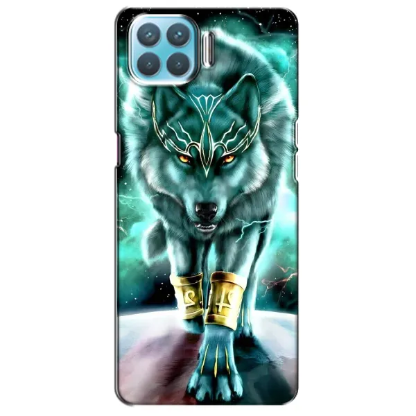 Чохол з принтом «Яскравий вовк» для OPPO A73