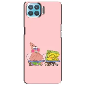 Чохол Губка Боб для OPPO Á73 (За партою)