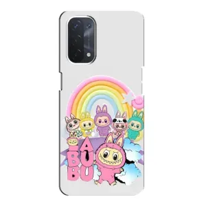 Чохол з Лабубу на Oppo a74 (5G) (Фон Лабубу)
