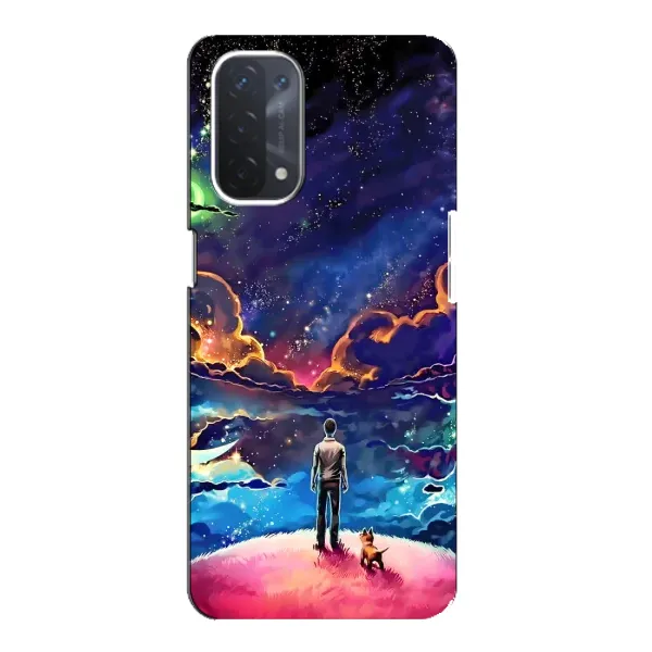 Чехол с принтом «Галактический вид» для OPPO A74 (5G)