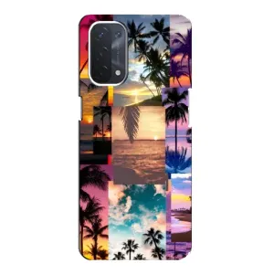 Силіконовий чохол з КАРТИНКАМИ літо для Oppo a74 (5G) (AlphaPrint) (Літня відпустка)