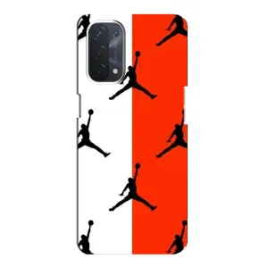 Чехлы для Oppo a74 (5G) - с картинкой JORDAN (AlphaPrint) (Лого Джордан)