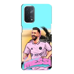 Чохли для OPPO a74 (5G) - Лео Мессі Маямі (Майами Месси)