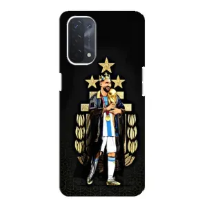 Чохли для Oppo a74 (5G) (Leo чемпіон) (AlphaPrint) (Мессі Король)
